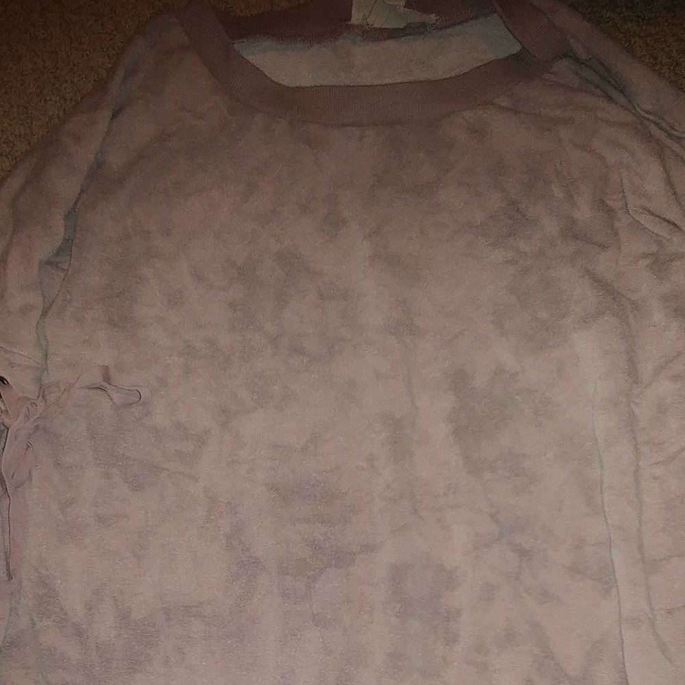 Ladies Plus Sweatshirt W/Tied Sleeves 2X/3X